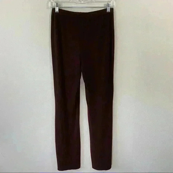 Baranda chocolate brown pull on pants - Picture 3 of 4